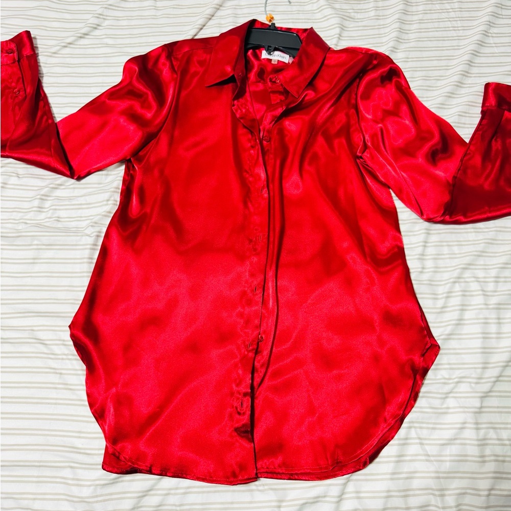 Women's Long Sleeve Drop Shoulder Shirt